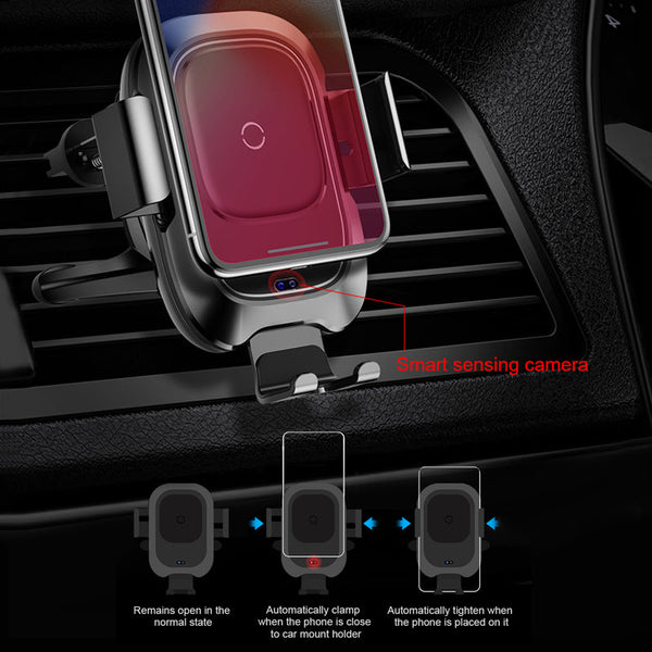 Car Wireless Charger Intelligent Infrared Sensing Automatic Stretching